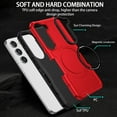 thumbnail image 5 of Dteck Magnetic Case for Samsung Galaxy S23 Plus Compatible with MagSafe, Shockproof Military Grade Protection Magnetic Rugged Case for Samsung Galaxy S23 Plus,Red, 5 of 9