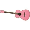 Daisy Rock Pixie Left-Handed Acoustic Guitar Starter Pack Powder Pink