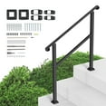 thumbnail image 1 of VEVOR 2-3 Step Handrails for Outdoor Steps for Seniors Porch Deck Post, 1 of 9