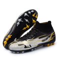 thumbnail image 3 of Zapatos de fútbol para hombre, botas de fútbol para entrenamiento al aire libre, AG/TF, hierba, antideslizante, tobillo alto, zapatillas cómodas, talla 35-45, novedad de 2022, 3 of 5
