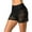 Black, variant on Charmo Womens Solid Mesh Swim skirts High Waist Swimsuits Bottoms