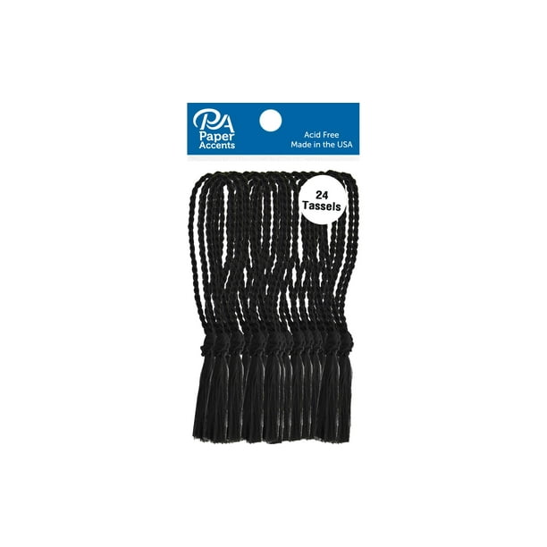 Tassels 24pc Black