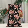 thumbnail image 5 of Honeii Rose Flowers Print Small Burlap Bags,Christmas Drawstring Treat Bags Gift Bags Reusable Candy Goodie Wrapping Bags for Holiday Party Favors Supplies -Small, 5 of 9