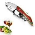 thumbnail image 1 of Sacacorchos profesional para camareros, llave de vino con empuñadura de goma ergonómica, abrebotellas de cerveza y cortador de láminas Xemadio 2034184-2, 1 of 9