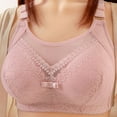 thumbnail image 2 of XFHLMJFF Summer New Bras Womens Breathable Plus Size No Underwire Full Support Oversized Strapless Without Steel Ring Comfortable Sexy Lace Side Adjustable Breathable Bra, 2 of 5