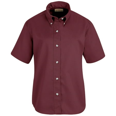- Red Kap SP81 Women's Button Down Short Sleeve Poplin Shirt