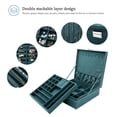 thumbnail image 4 of Organizador de joyero ProCase Velvet de 2 capas para mujer, 4 of 7
