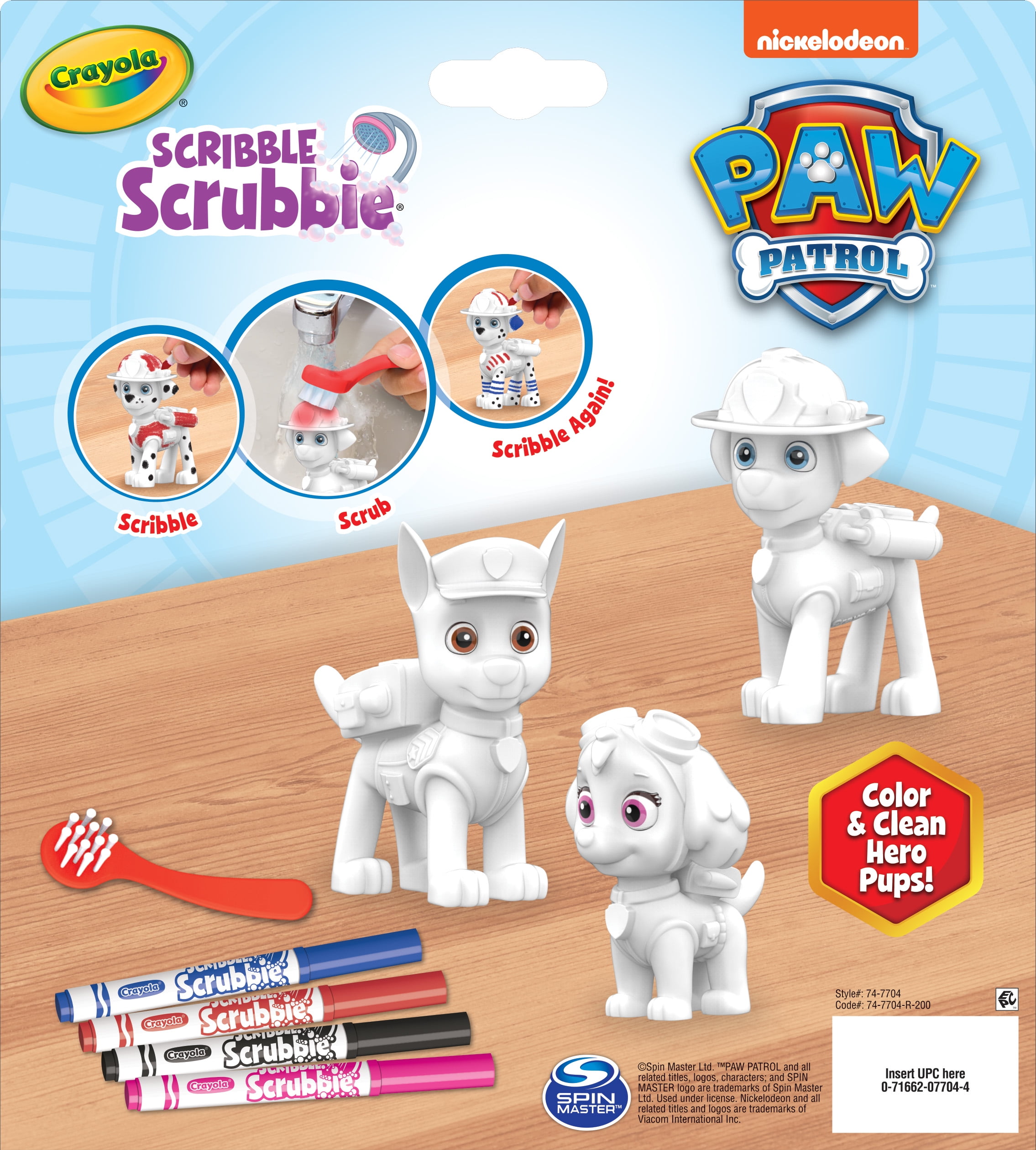 (3 pack) Crayola PAW Patrol Scribble Scrubbie Pets, 3ct, Toddler Easter Crafts, PAW Patrol Toy, East(图3) (3 pack) Crayola PAW Patrol Scribble Scrubbie Pets, 3ct, Toddler Easter Crafts, PAW Patrol Toy, East(图3)