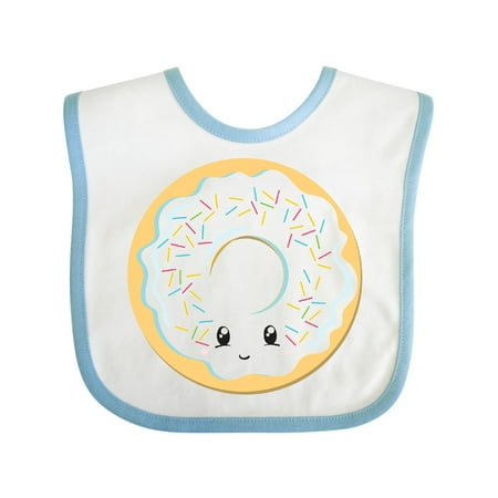 

Inktastic White Donut Gift Baby Boy or Baby Girl Bib