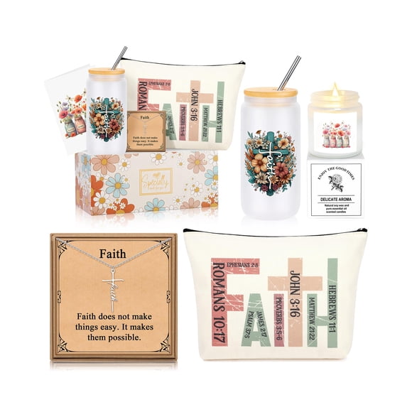 Set de regalo JSENGIFT Christian Religious para mujer con taza, bolsa, etc.