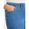thumbnail image 4 of Terra & Sky Women's Plus Size Core Mid Rise Bootcut Jeans, Sizes 16W-26W, 4 of 5