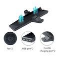 thumbnail image 4 of Soporte De Carga Y Refrigeración Vertical Estación De Carga Usb Multifuncional Con Luz Indicadora 2 Enfriadores De Ventilador 2 Puertos De Carga Para Ps4/Ps4 Slim Game Controller matsuzay EL008612-00, 4 of 6