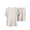 #03 Gray 【Mix & Match: Stock Up on Your Favorite Colors】, variant on Women's Lounge Sets for Women, Polyester Round Neck Short Sleeve Pajama Tops & Pocket Wide Leg Shorts, Solid Cooling Womens Pajama Sets | TruHer,Pink XL