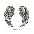 thumbnail image 2 of Dengmore Decorations Large Metal Angel Wall Decoration, Angel Wall Sculpture Art Indoor Outdoor Wall Hanging Suitable For Home Bedroom Living Room Garden And Office, 2 of 6