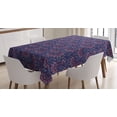 thumbnail image 1 of Ambesonne Orient Tablecloth Rectangular Table Cover, Nature Motifs, 60"x84", Multicolor, 1 of 3