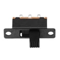 thumbnail image 2 of 10 x DC 0.5A 50V 3 Position 2P2T DPDT Panel Mount Slide Switch SS23D32, 2 of 4