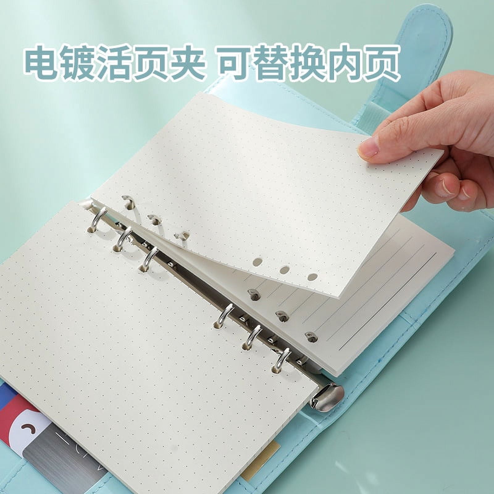 Namzi-b 2Pcs Leather Journal Hardcover Notebook with Pen compartment, Leather Bound for Women Men , Office, Work and Travel Diary Writing Journal - 100 sheets, 200 pages(Blue，7.48*5.31in)