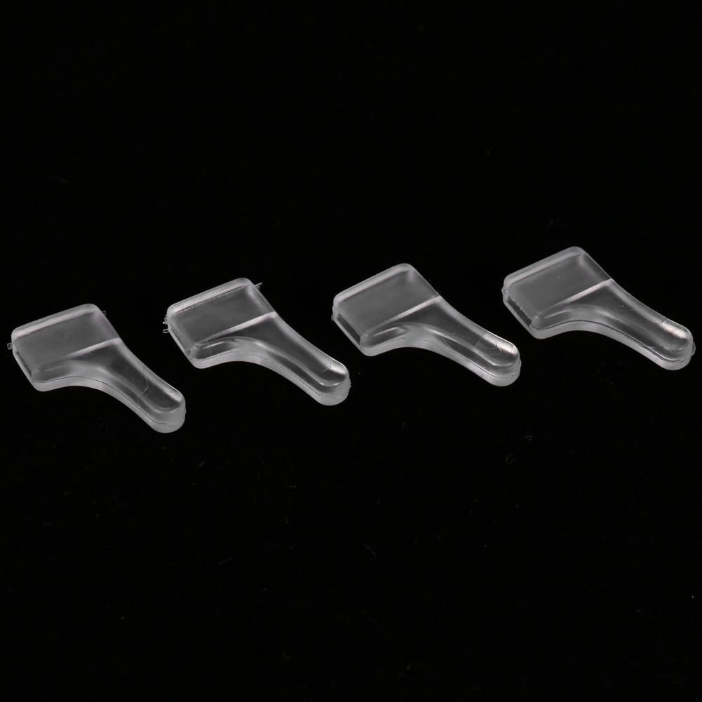 LYUMO 100 Pairs Plastic Eyeglasses Ear Hook Anti Slip Temple Tip Holder