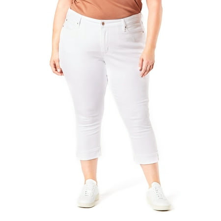 levi capris plus size