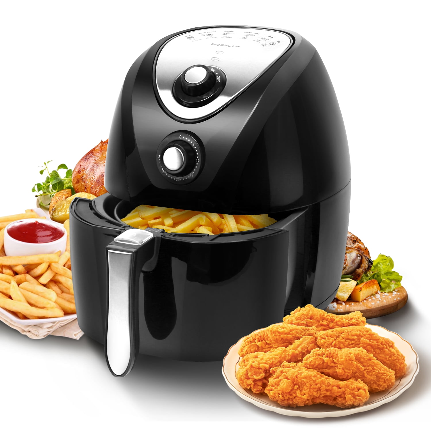 Aigostar Dragon Pro Air Fryer 3 4qt Electric Hot Air Fryers Oven