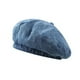thumbnail image 1 of Boina vaquera retro de gran circunferencia de cabeza de 56-58 cm, sombrero protector solar de color lavado informal de verano para mujer, 1 of 5