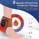 thumbnail image 2 of Emsense Foot Massager Wireless Portable Triple Method 3 Vibration Mode Heated Ankle Wrap For Home Office Travel 1 Piece_c*, 2 of 5