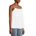 thumbnail image 4 of Time and Tru Women's Tiered Cami Tank Top, 4 of 6