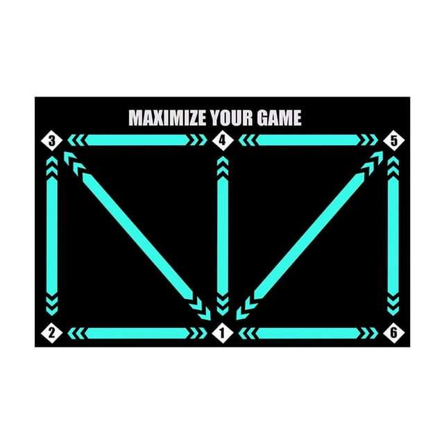 Football Footstep Training Mat Anti-Slip Soccer Training Mat Skill Enhancement
