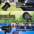 thumbnail image 6 of JIAN YA NA Christmas Snowflake Projector Lights - 180° Rotation Moving Landscape Indoor Outdoor Holiday Lights for Wedding Home Party ( Multi-Color Snowflake ), 6 of 10