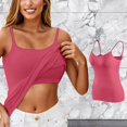 thumbnail image 2 of QHFBli Womens Shelf Bra Tank Tops Racerback Workout Camis Yoga Shirt Cotton Undershirt, 2 of 5