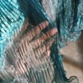 thumbnail image 2 of YM YOUMU Gradient Organza Mesh Pleated Fabric Ruffled Edge Sheer Frill Holographic Tulle for Wedding Dress Costume Sewing, 2 of 2