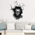 thumbnail image 2 of Calcomanías de pared de Halloween en 3D Calcomanías de pared de Halloween de fantasma femenino extraíbles, Calcomanías de pared de miedo de Halloween Pegatinas Decoraciones para dormitorio, Pegatinas de ventana de pared de Halloween Se adhiere para ventana de vidrio JM, 2 of 5