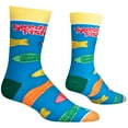 thumbnail image 3 of Cool Socks Swedish Fish Candy Crew Socks Cool Novelty Sweet Treat Merch Graphic Soft Cotton Apparel, 3 of 5