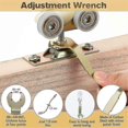 thumbnail image 4 of 4Pcs Pivot Adjustment Wrench for Sliding Door Hanger, Adjustment Pocket Wrench for Closet Door, 3/8 Inch Open Wrench, 4 of 5