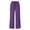 Purple#womens straight leg lounge pants, variant on aohooy Womens Straight Leg Lounge Pants Flowy Drawstring Elastic Waist Trousers Summer Vacation Beach Palazzo Pant with Pockets Purple,XL