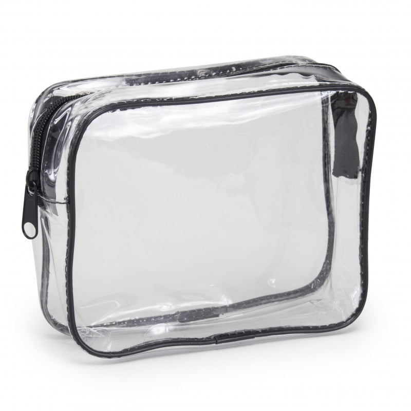 Clear Toiletry Bag See Through Cosmetic Pouch Transparent Travel