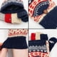 thumbnail image 5 of Guantes sin dedos de punto para invierno, manoplas convertibles de lana gruesa y cálida con aislamiento térmico, cubierta con solapa para mujer, 5 of 5