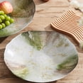 thumbnail image 3 of Nordic Style Modern Rounded Shape Fruit Plate Household Crystal Glass Pearlescent White Simple Snack Storage Creative Ceramic Salad, 3 of 7