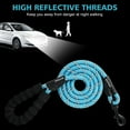 thumbnail image 5 of Rope Dog Leash 5 ft with Comfortable Padded Handle,Highly Reflective Threads Strong Dog Leash for Puppies Small Medium and Large Dogs, 5 of 6