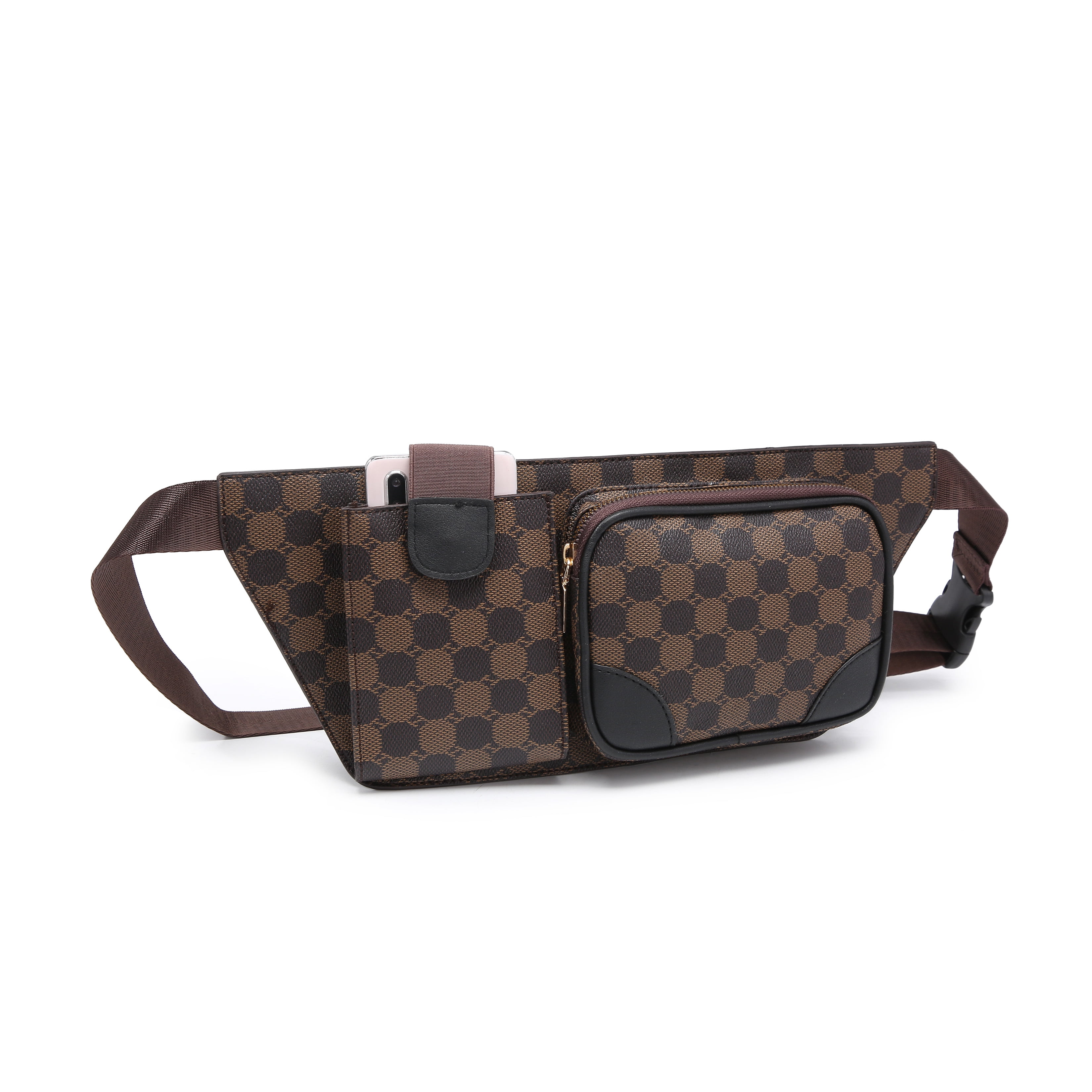100% Genuine leather men waist bag sport fanny pack pouch purse sling backpack 