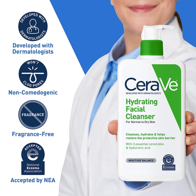 CeraVe Foaming Facial Cleanser, Normal to Oily, 19 fl oz photo 3