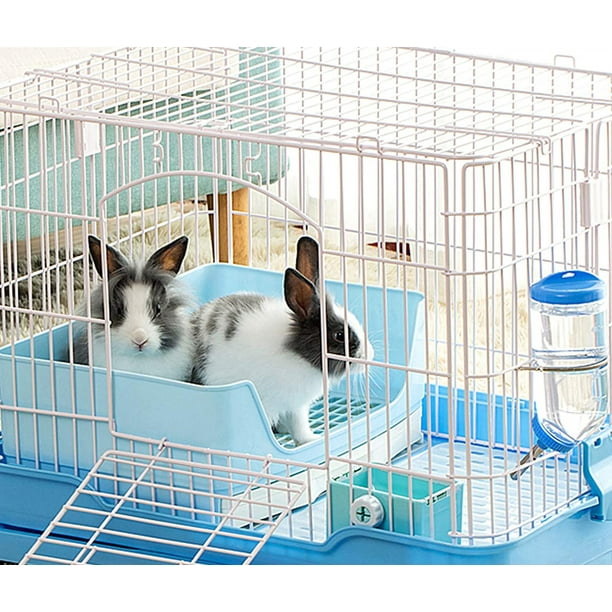 Arenero Gatos Autolimpiable Jaula Huron Caja De Arena Para Conejos