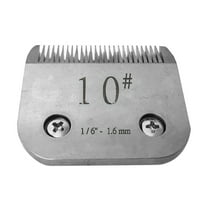 NATEFEMIN Pet Grooming Clipper Blade 10F 1.6mm Stainless Steel Direct Replacement for Andis Conair Clippers
