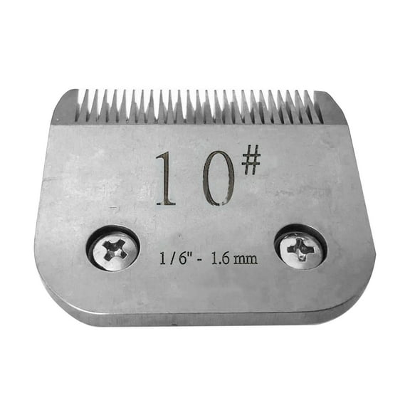 NATEFEMIN Pet Grooming Clipper Blade 10F 1.6mm Stainless Steel Direct Replacement for Andis Conair Clippers