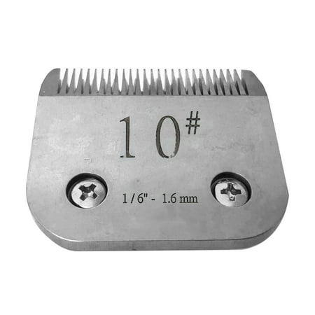 TAPDRA 10F Clipper Blade 1.6mm Pet Grooming Stainless Steel Direct Replacement for Wahl A5 KM2 Clippers Quality