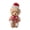 B, variant on Christmas Curly Bear Red Scarf Teddy Cuddly Toy Couple Hand Companion DIY Materials Gift