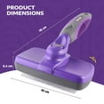 thumbnail image 3 of Hertzko Self-Cleaning Slicker Brush for Deshedding Long and Short-Haired Pets - Small Size Grooming Rake and Comb for Dogs and Cats, 3 of 7