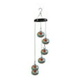 thumbnail image 1 of Fiudx Comedero para Colibríes 2024, Diseño de Campanas de Viento Coloridas, Decoración para Jardín Al Aire Libre, Atrae Pájaros a Tu Patio, Fácil de Colgar, Perfecto para Patio o Jardín, 1 Juego de C, 1 of 2