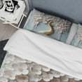 thumbnail image 4 of Designart "Garden of Branches White Orchid Tree VI" Tree Floral Bedding Covert Set - Country White Landscapes Bed Set With 2 Shams, 4 of 6