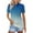 Light Blue,#099, variant on Womens Gradient Polo Shirts Performance Tech Short Sleeve Moisture Wicking Quick-Dry Sport Golf Tennis T-Shirts,XL